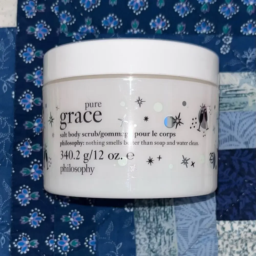NEW! Philosophy Pure Grace 25th Anniversary Fine Fragrance Salt Scrub
